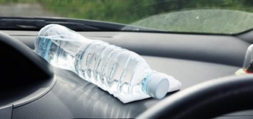 бутылка с водой в авто
